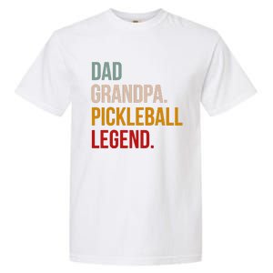 Dad Grandpa Pickleball Legend Garment-Dyed Heavyweight T-Shirt