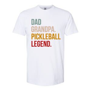 Dad Grandpa Pickleball Legend Softstyle CVC T-Shirt