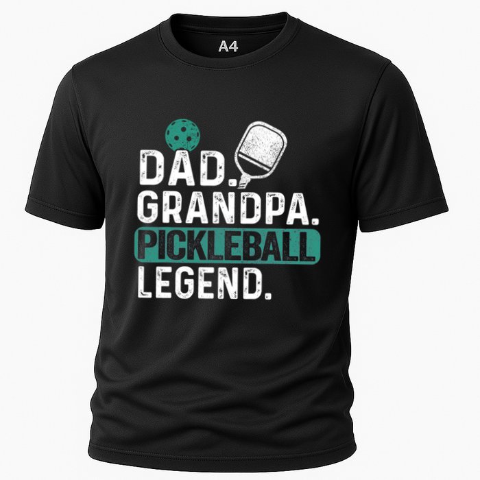 Dad Grandpa Pickleball Legend Player Funny Pickle Ball Funny Gift Cooling Performance Crew T-Shirt