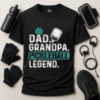 Dad Grandpa Pickleball Legend Player Funny Pickle Ball Funny Gift Cooling Performance Crew T-Shirt