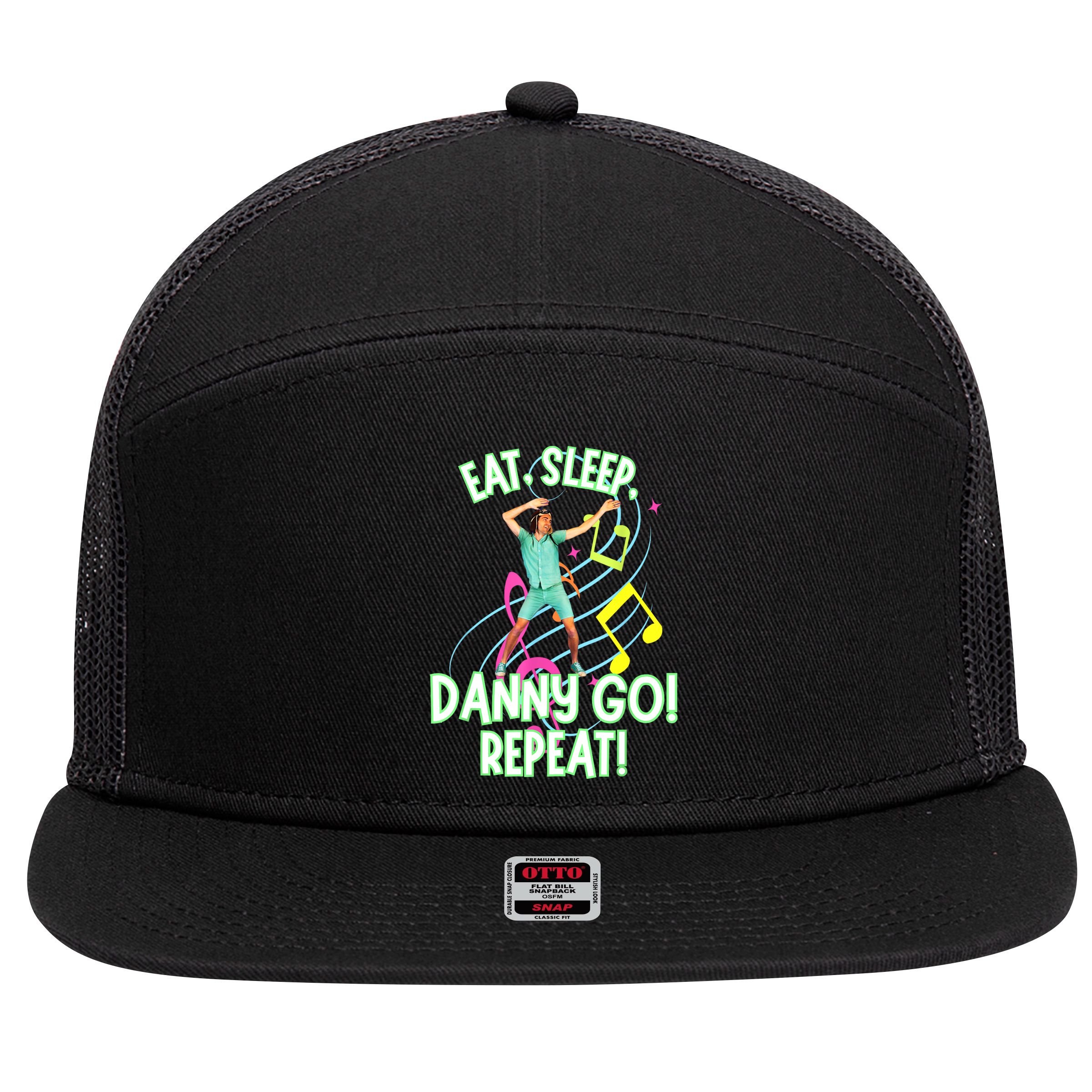 Danny Go! Preschool 7 Panel Mesh Trucker Snapback Hat