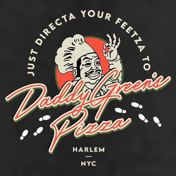 Daddy GreenS Pizza Last Dragon 7 Panel Mesh Trucker Snapback Hat