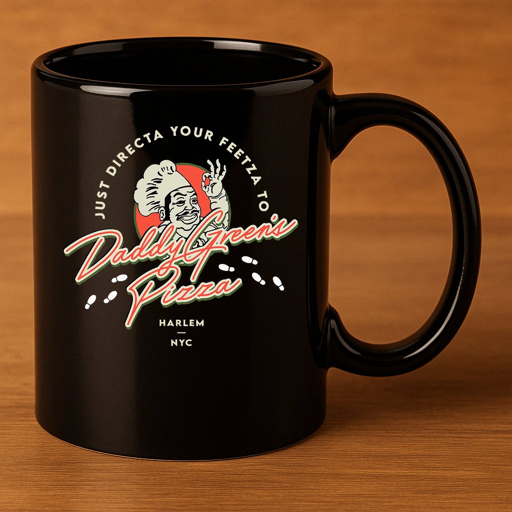 Daddy GreenS Pizza Last Dragon 11oz C Handle Ceramic Mug