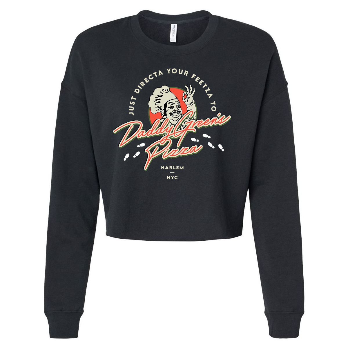 Daddy GreenS Pizza Last Dragon Cropped Pullover Crew