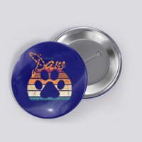 Dog Grandpa Paws Design Retro Grand Paw But Cooler Fur Daddy Gift Button