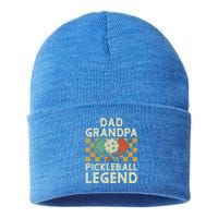 Dad Grandpa Pickleball Legend FatherS Day Dad Grandpa Meaningful Gift Sustainable Knit Beanie