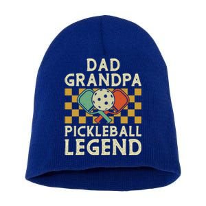 Dad Grandpa Pickleball Legend FatherS Day Dad Grandpa Meaningful Gift Short Acrylic Beanie