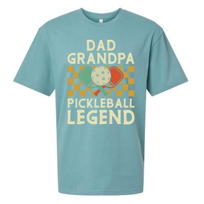 Dad Grandpa Pickleball Legend FatherS Day Dad Grandpa Meaningful Gift Sueded Cloud Jersey T-Shirt