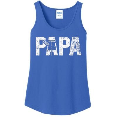 Disc Golf Papa Dad Disc Golfing Ladies Essential Tank