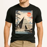 Drawing Giza Pyramid Japanes Style Cooling Performance Crew T-Shirt