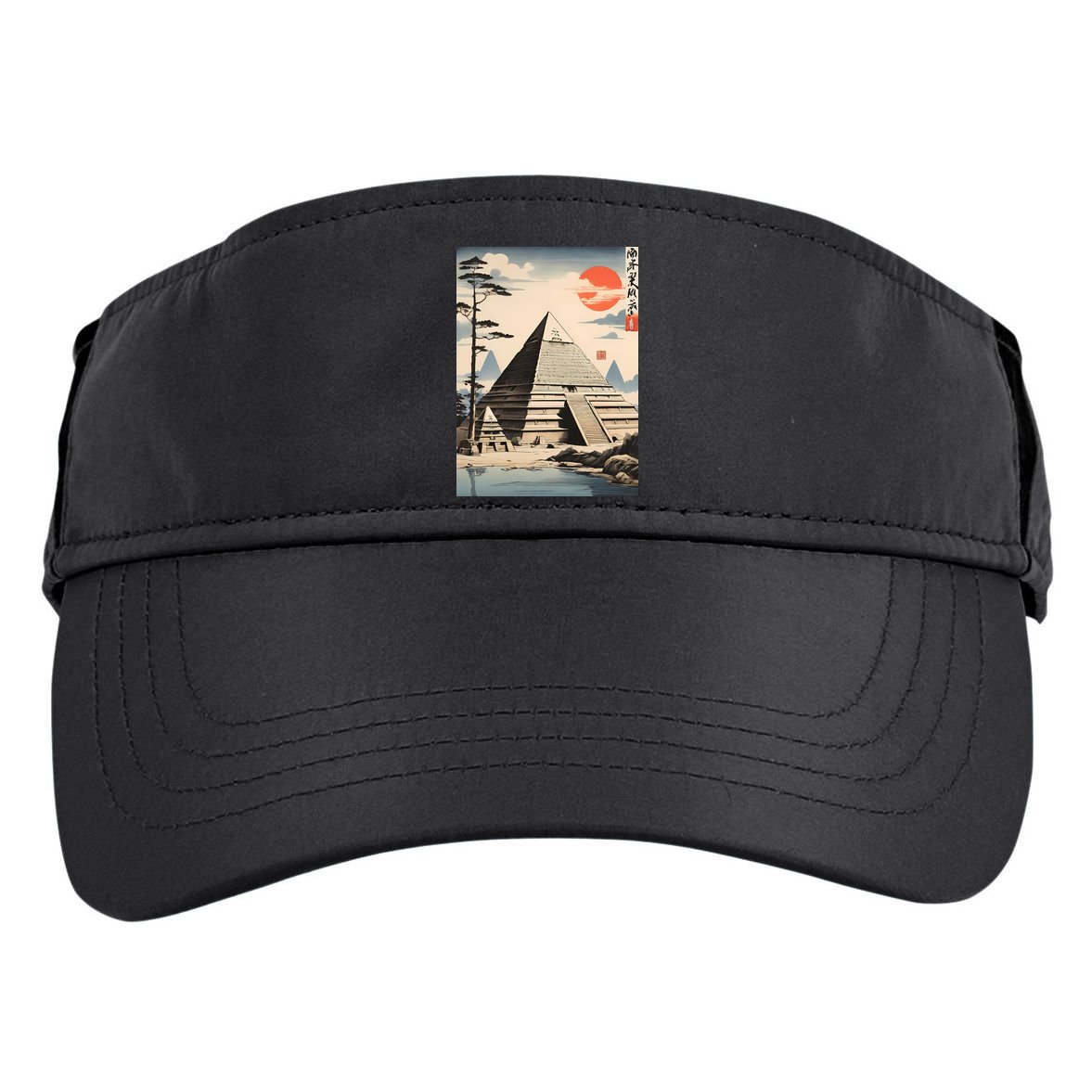 Drawing Giza Pyramid Japanes Style Adult Drive Performance Visor