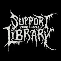 Death Gothic Print Support Your Local Library Style Lovers Daily Commute Backpack