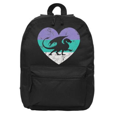 Dragon Gift Retro Cute 16 in Basic Backpack