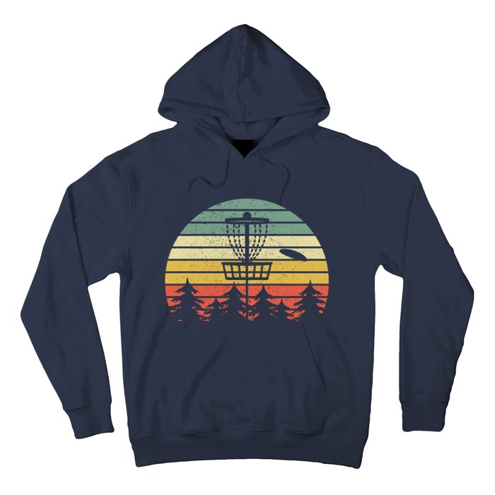 Disc Golf Retro Vintage Frisbee Design Hoodie