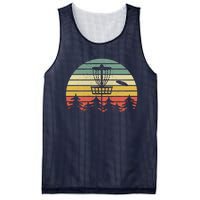 Disc Golf Retro Vintage Frisbee Design Mesh Reversible Basketball Jersey Tank