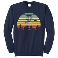 Disc Golf Retro Vintage Frisbee Design Tall Sweatshirt