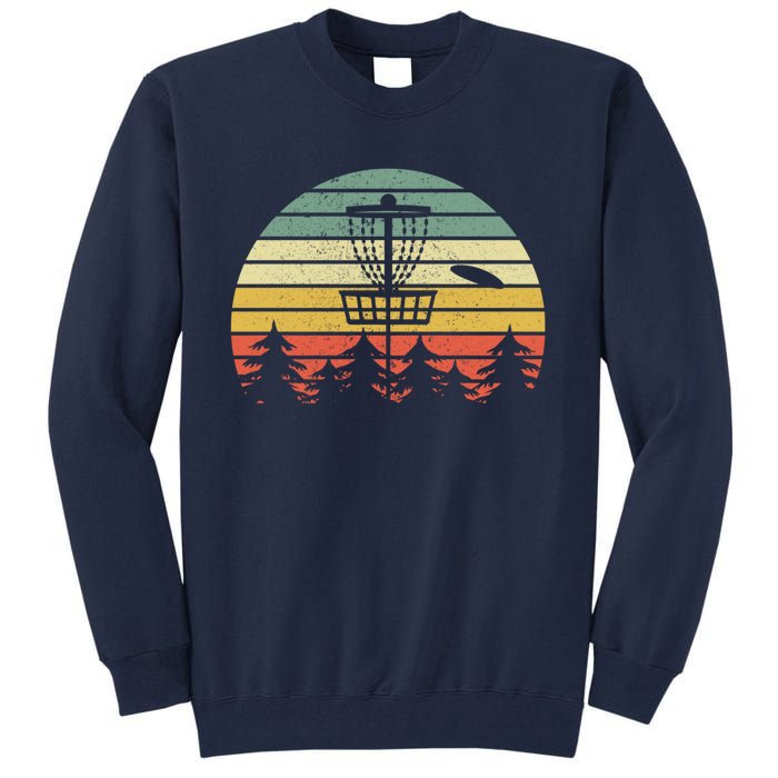 Disc Golf Retro Vintage Frisbee Design Tall Sweatshirt