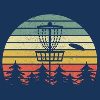 Disc Golf Retro Vintage Frisbee Design Womens Tank Top