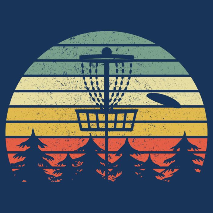 Disc Golf Retro Vintage Frisbee Design Womens Tank Top