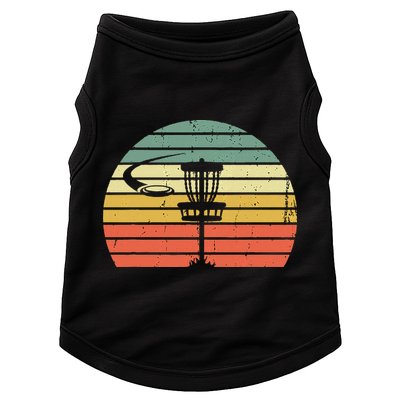 Disc Golf Retro Frisbee Golf Disc Sport Gift Doggie Tank