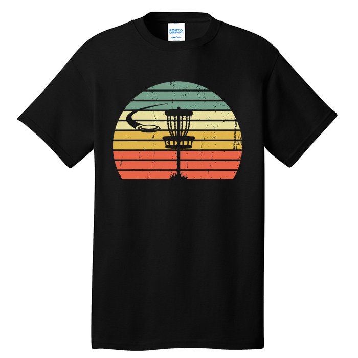 Disc Golf Retro Frisbee Golf Disc Sport Gift Tall T-Shirt