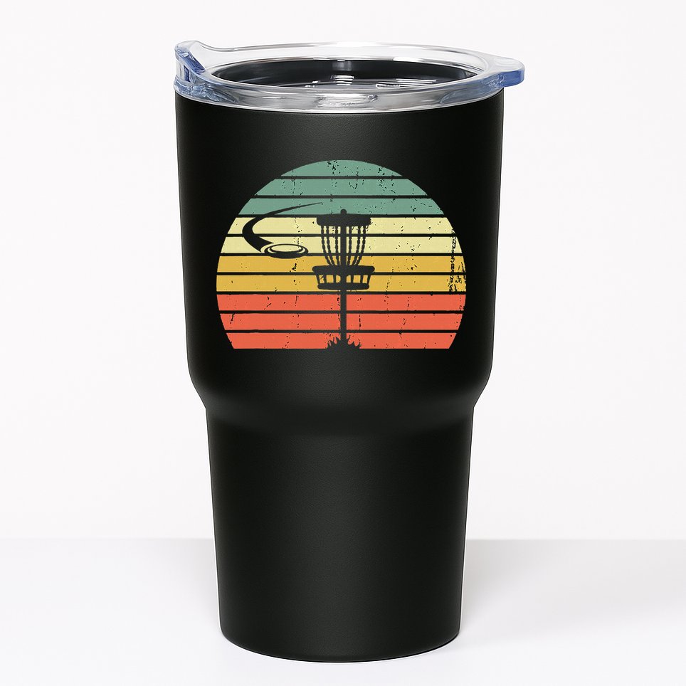 Disc Golf Retro Frisbee Golf Disc Sport Gift Tumbler
