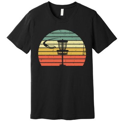 Disc Golf Retro Frisbee Golf Disc Sport Gift Premium T-Shirt