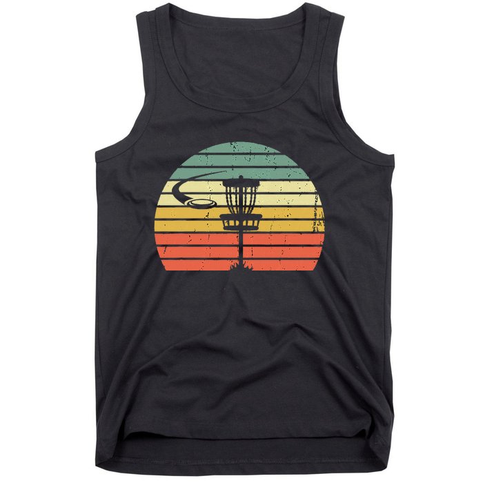 Disc Golf Retro Frisbee Golf Disc Sport Gift Tank Top