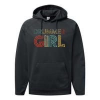 Drummer Girl Retro Vintage Drumming Musician Percussionist Performance Fleece Hoodie