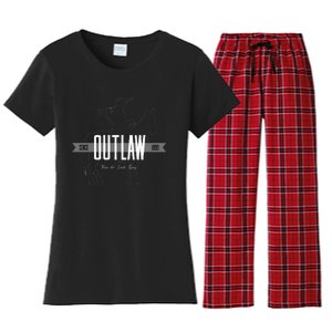 DutchS Gang Red Horse & Cowboy Adventure Gamer Women's Flannel Pajama Set