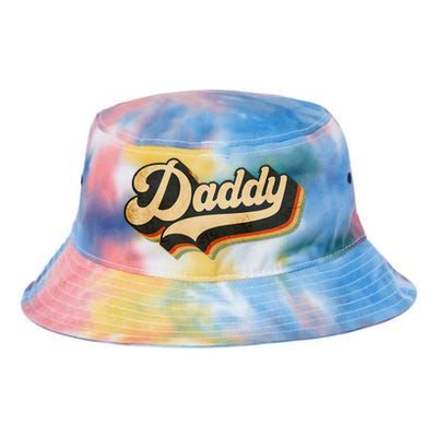 Daddy Gifts Retro Vintage Father's Day Daddy Tie Dye Newport Bucket Hat