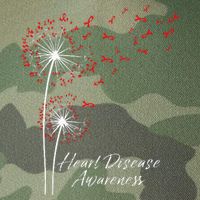 Dandelion Go Red Ribbon Heart Disease Awareness Month Legacy Tie Dye Trucker Hat