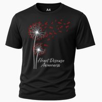 Dandelion Go Red Ribbon Heart Disease Awareness Month Performance Shirt