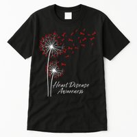Dandelion Go Red Ribbon Heart Disease Awareness Month Tall T-Shirt