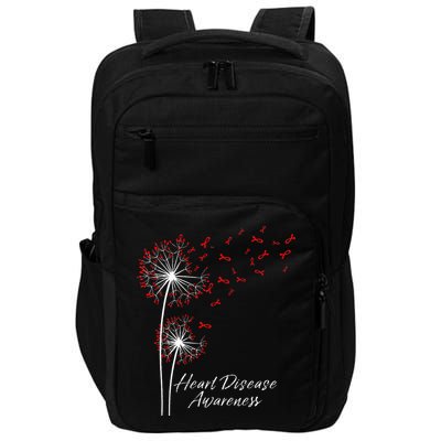 Dandelion Go Red Ribbon Heart Disease Awareness Month Impact Tech Backpack