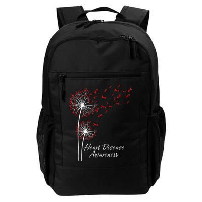 Dandelion Go Red Ribbon Heart Disease Awareness Month Backpack