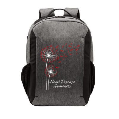 Dandelion Go Red Ribbon Heart Disease Awareness Month Vector Backpack