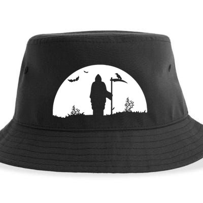 Death Grim Reaper Graphic Sustainable Bucket Hat