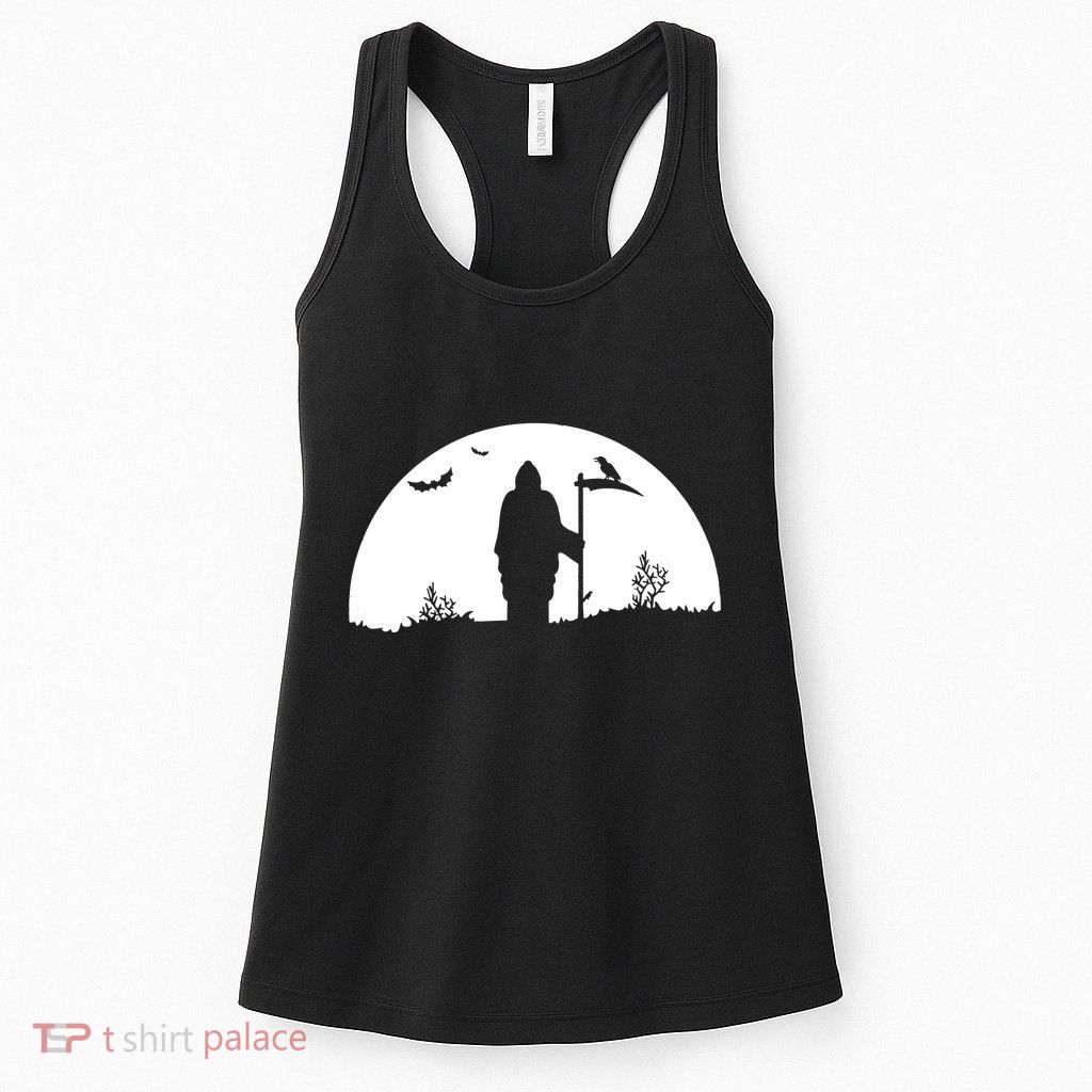 Death Grim Reaper Graphic Womens Tank Top