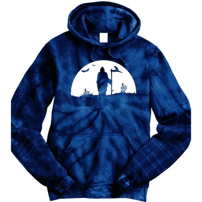 Death Grim Reaper Graphic Tie Dye Hoodie