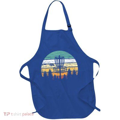 Disc Golf Retro Shirt, Sunset Vintage Frisbee Golf Apron