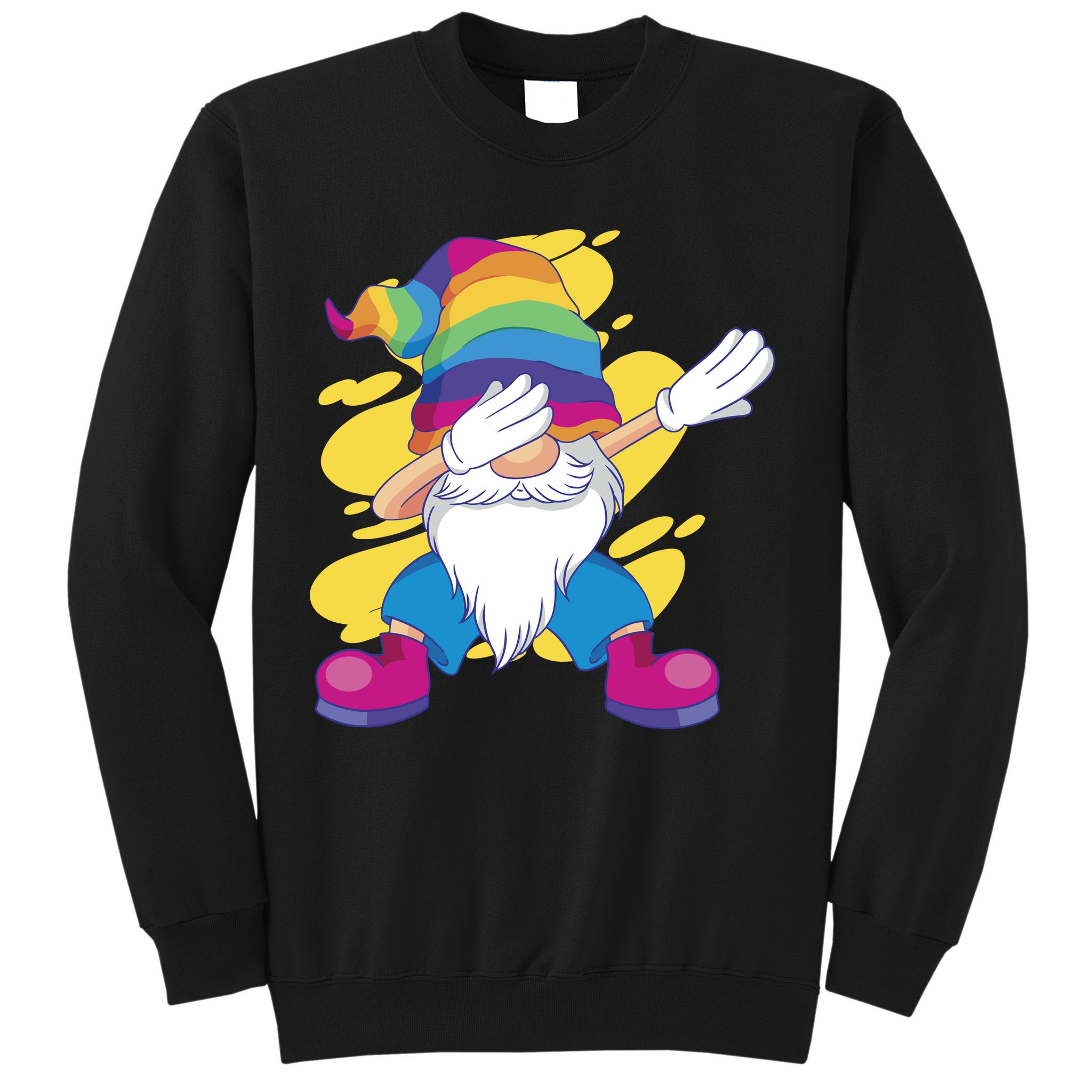 Dabbing Gnome Rainbow Sweatshirt