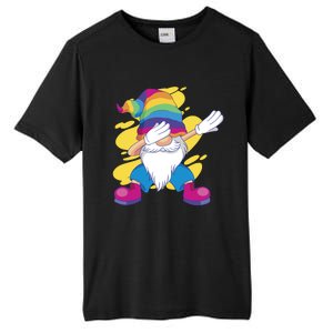 Dabbing Gnome Rainbow Tall Fusion ChromaSoft Performance T-Shirt