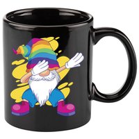 Dabbing Gnome Rainbow 11oz C Handle Ceramic Mug