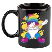 Dabbing Gnome Rainbow 11oz C Handle Ceramic Mug