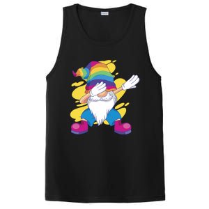 Dabbing Gnome Rainbow PosiCharge Competitor Tank