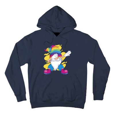 Dabbing Gnome Rainbow Hoodie