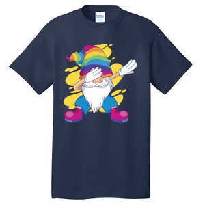 Dabbing Gnome Rainbow Tall T-Shirt