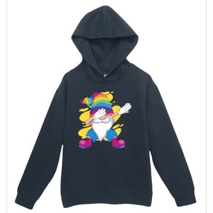 Dabbing Gnome Rainbow Urban Pullover Hoodie