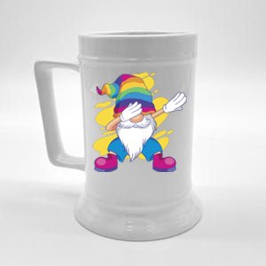 Dabbing Gnome Rainbow Beer Stein